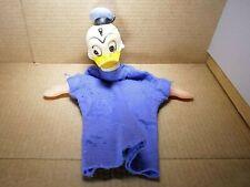 Marionnette CESAR Walt Disney Donald Riri ancien 29 cm vinyle et tissu