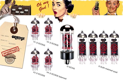 Guitar amp tubes kit set - amp,