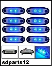 8x Feux de Position 24V 2LED Feux de Gabarit Bleu Cabine Camion Van Bus Tracteur
