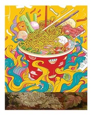 Affiche d'art mural bol à