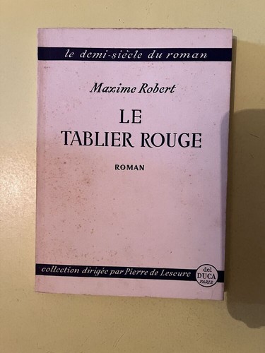 Tablier rouge maxime - tablier,
