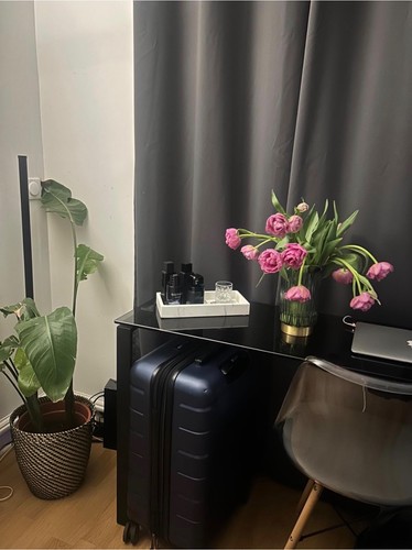Console avec plateau - , verre