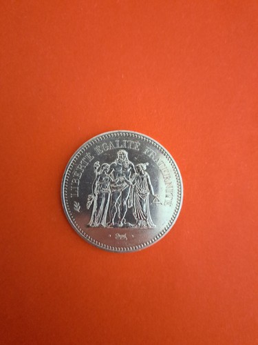 Piece francs argent - 50,