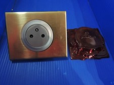 1 prise 2P+Terre + 1 plaque