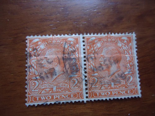 Paire timbres postage - paire,