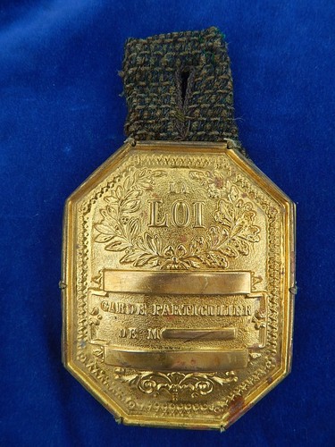 Plaque badge garde chasse - badge,