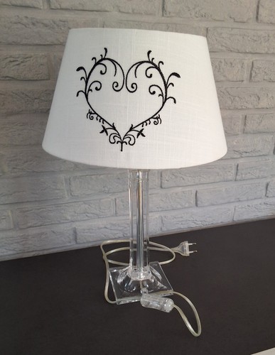 Lampe pied transparent en - pied,
