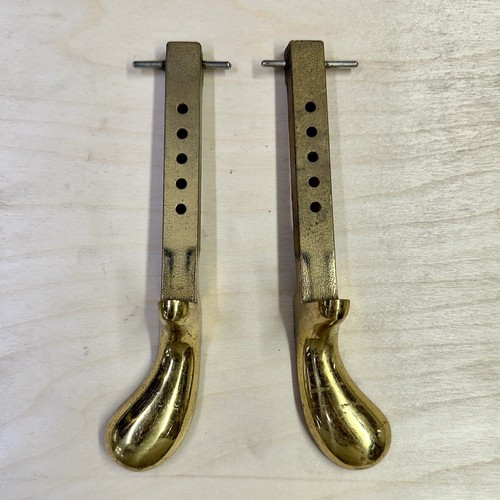 Set two used brass - set, of