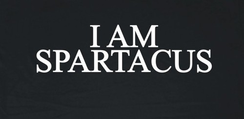 Spartacus t shirt - i, am