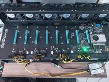 RIG de Minage pour 8 GPU Livrée Avec Clee Usb Et Le Logiciel Fourni