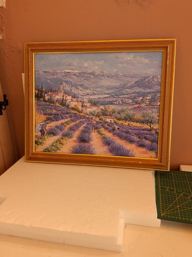 Tableau paysage provence - tableau,
