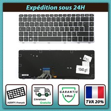 CLAVIER FRANÇAIS AZERTY POUR HP ELITEBOOK FOLIO 1040 G1 / G2 + rétro-éclairage