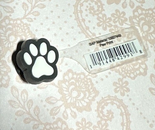 Jibbitz paw print shoe - shoe, charm