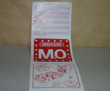 MECCANO NOTICE DE MONTAGE