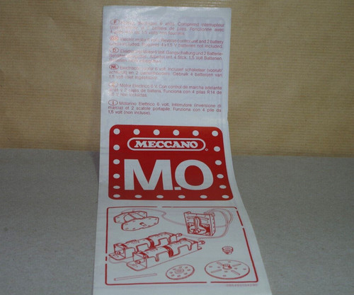 Meccano notice montage - meccano,