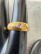 Bague solitaire or 18 carats