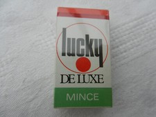 ancienne boîte neuve de 10 lames de rasoir Lucky De Luxe dans son film d'origine