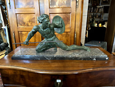 SCULTPURE EN BRONZE ART DECO XXè LE GLADIATEUR PAR SALVATORE MELANI (1902-1934)