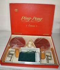 Ancien Jeu jouet Suisse PING PONG Tennis de table WEBER LEMAN MONTANA Vintage