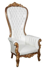 Biscottini Chaise Trône Louis