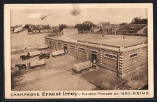 CPA Reims, Champagne Ernest Irroy, Spedition 