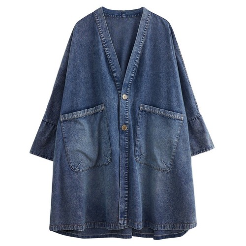 Femme col fashion - v, manteau