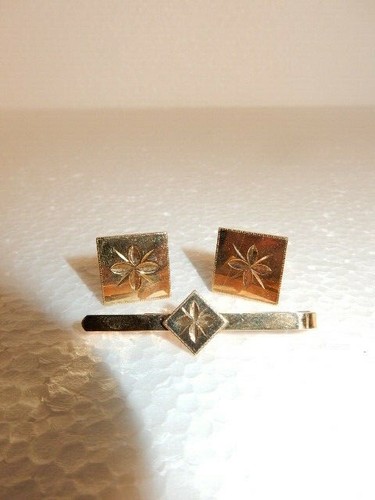 Vintage lamode cufflinks - cufflinks, w/tie