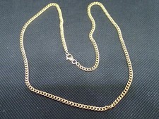 Chaine maille gourmette en or