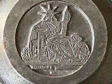 MATRICE EN  ACIER  SCEAU  OFFICIEL  DE FRANCE   1871    III  ÈME  RÉPUBLIQUE