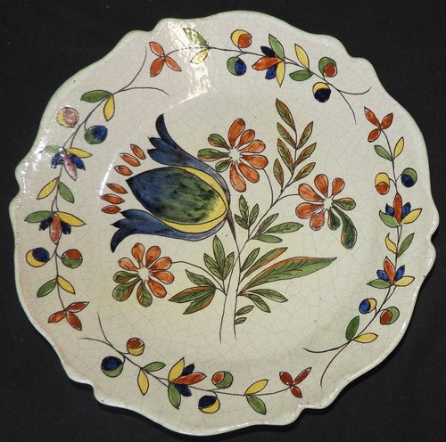 Assiette ancienne - (24.5, cm)
