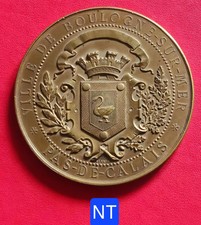 Dépt 62 Boulogne/Mer - Méd. 69mm 122g- Pose Première Pierre Bassin De Marée 1903