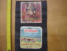 Anciennes Etiquettes Fromage CAMEMBERT lot 4