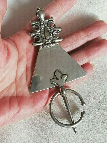 Fibule ancienne argent - fibule,
