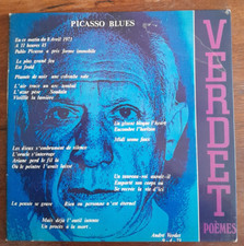 RARE DEDICACE ART LP ANDRE VERDET Picasso Blues French Dark Folk Prog VALLAURIS