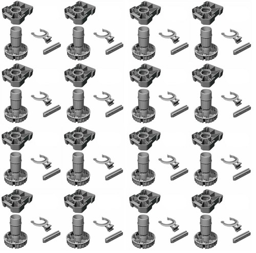 20x pieds socle - de,