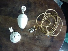 SUSPENSION ANCIENNE IX PORCELAINE MONTE DESCEND