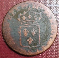 Monnaie Bronze Royal Louis XV