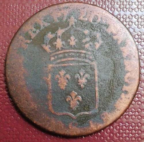 Monnaie bronze royal louis - monnaie,