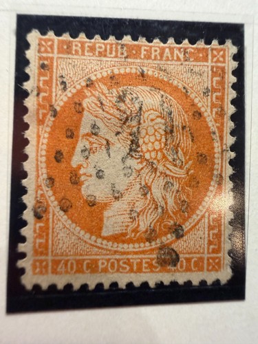 Timbre 40 c orange - c,