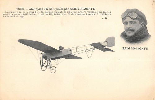 Cpa aviation monoplan bleriot - cpa,