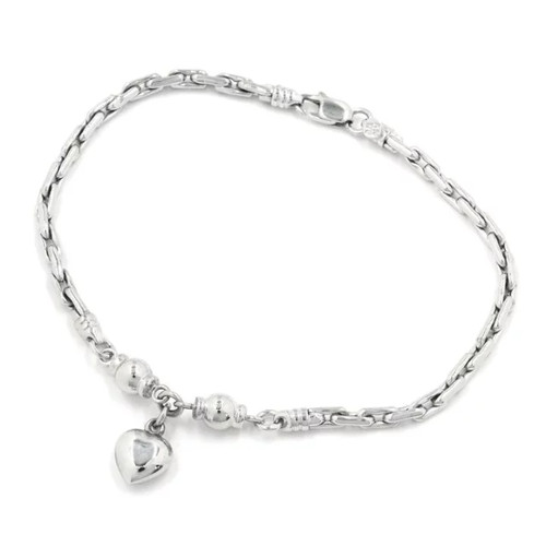 Bracelet poids coeur plaqué - poids,
