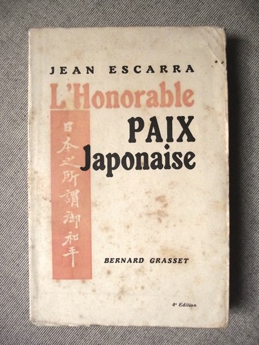 Jean escarra honorable - jean, paix