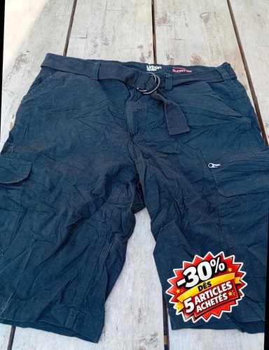Bermuda cargo noir homme - bermuda, urban