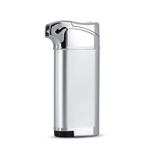 Briquet gris chromé - gris, et