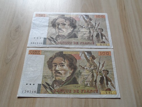 France lot billets 100 - de,