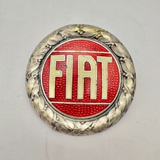 Emblème de capot - logo FIAT - 56 mm - Lorioli Milano - années 1960