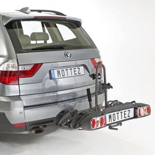 PORTE-VELOS 2 VELOS SUR ATTELAGE / RABATTABLE et PLIABLE - Mottez A021P2RA