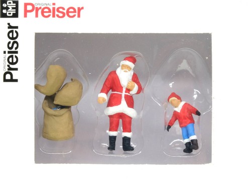 Preiser père noël enfant - preiser, père-noël