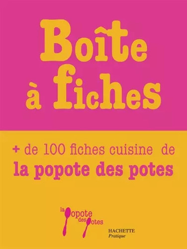 Boîte fiches la popote - la,