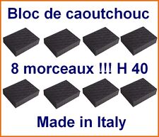 8 X bloc de caoutchouc